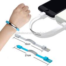 Charging Cord Bracelet Design Micro USB Type-C 8Pin Short Data Cord No Ratings