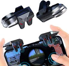 White PUBG Trigger Controller Mobile Game